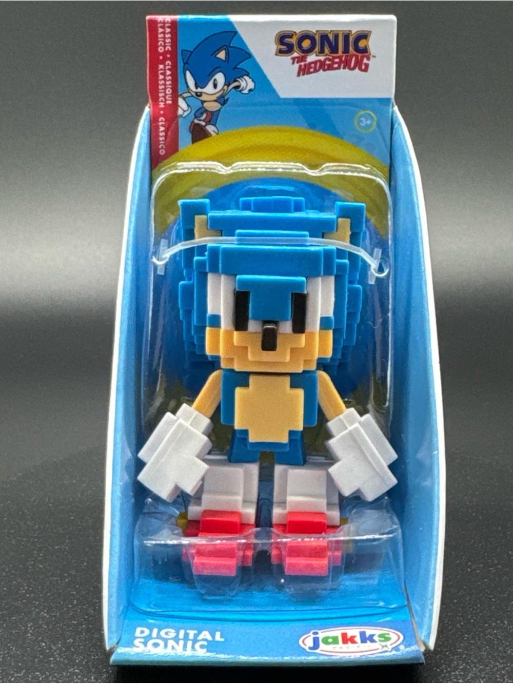 NIP Jakks Pacific Sonic the Hedgehog Digital Sonic 16-Bit 2.5” Action Figure